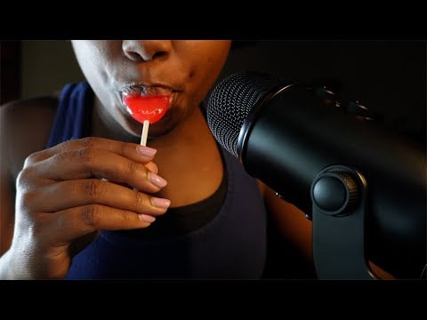 ASMR Cherry Lollipop