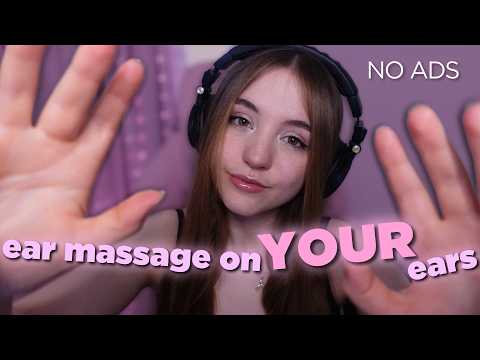 ASMR 💕 Ear Massage on YOUR Ears 💕 Immersive visual ASMR 💕 NO ADS 💕 1 HOUR