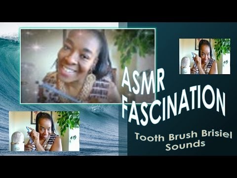 ASMR- Relaxing Soothing Tooth Brush And Fabric Sounds With soft whispering