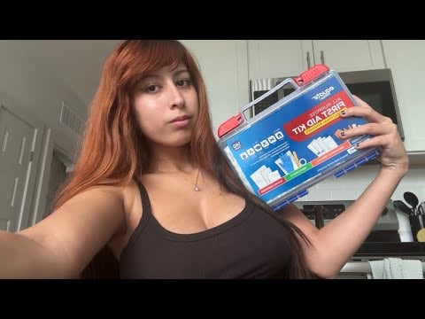 ASMR | taking care of ur wound 🩹(positive affirmations)