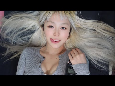 ASMR clicky, inaudible whisper(tktk,kulakula,ckck)