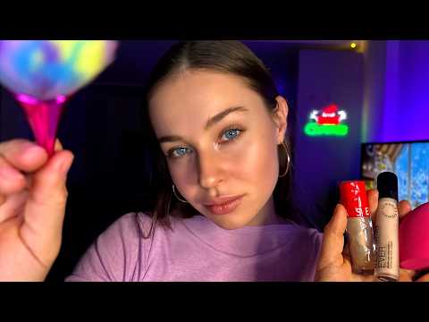 ASMR NFL Cheerleader Tryouts Roleplay 📣 Hair Play, Face Exam & Makeup