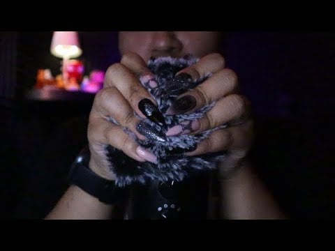 ASMR ୨୧ Fluffy Mic Scratching, Brushing, Massaging & more 😴