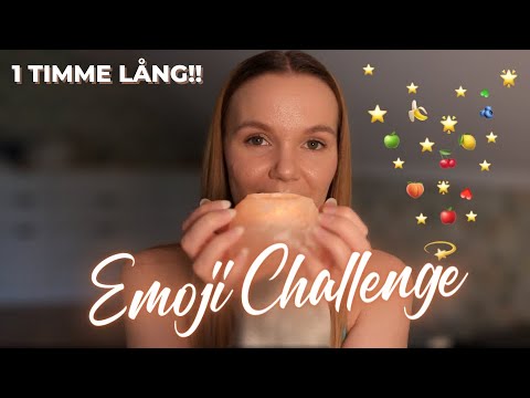 ✨ASMR EMOJI CHALLENGE✨ GÖR DE EMOJIS NI ÖNSKAT I ÖVER 1 H!!🤯
