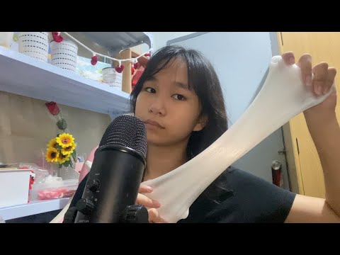 ASMR Making Clear Slime (Again)