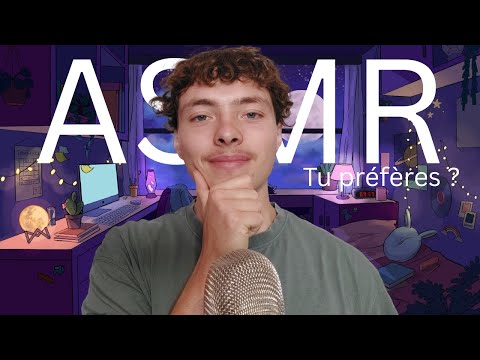 ASMR : Tu préfères les roleplays ou les triggers ? (tu préfères version asmr)