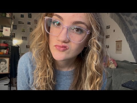 ✨staying calm amidst the chaos✨ ASMR fabric scratching + affirmations (personal attention grwm)