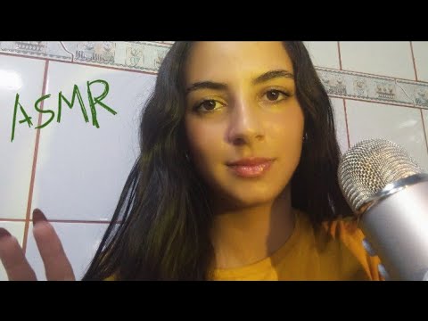 🌜ASMR fazendo cafune no seu rosto! Gatilhos visuais e sons intensos
