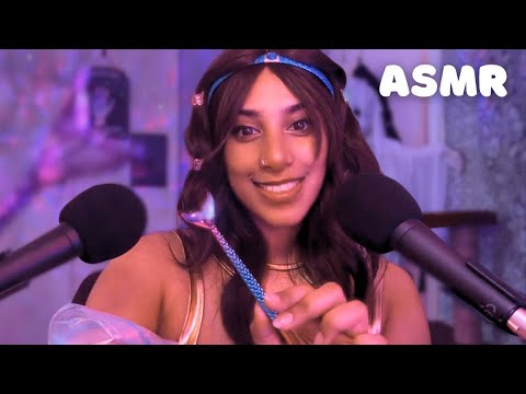 ASMR | Princess Jasmine plucks away your anxiety | Plucking and Snipping