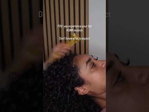 POV: It’s your first ASMR session & you have no idea what to expect 😳👂 #asmrrealperson