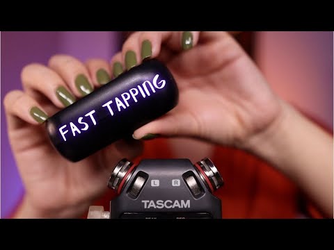 Fast not Agressive Tapping ASMR No Talking