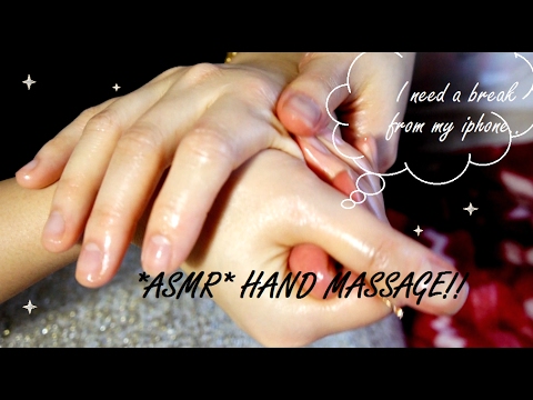 ASMR HAND MASSAGE (VIGOROUS) FOR IPHONE ADDICTS !! (practice)