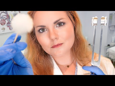 ASMR Deutsch Ohrenarzt: Hörtest & Ohrreinigung 👂(ASMR Arzt Roleplay inkl. Ear Cleaning)