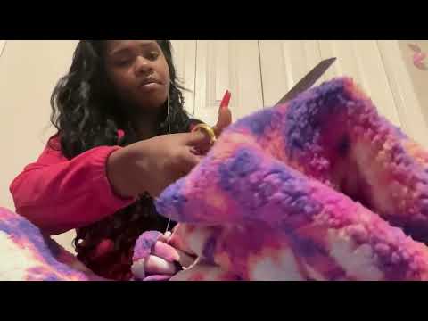 ASMR Fabric Cutting Sounds