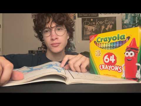 ASMR Color With Me 🖍️ Satisfying Coloring On Pokémon Coloring Book💤