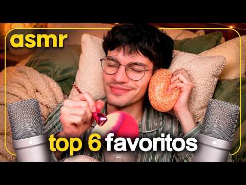 ASMR para DORMIR 😴 MIS 6 SONIDOS FAVORITOS | Mouth Sounds, Inaudible y Más