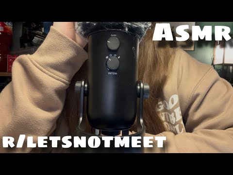 ASMR || Reading 3 r/letsnotmeet Stories (Up Close Cupped Whispers & Mic Brushing)