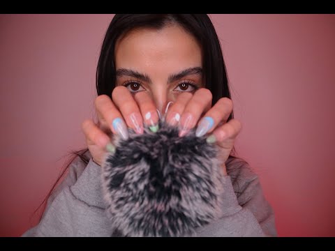 ASMR Sleepy Soft Whispering | Mic Scratching Hand Movements Shushing Sounds