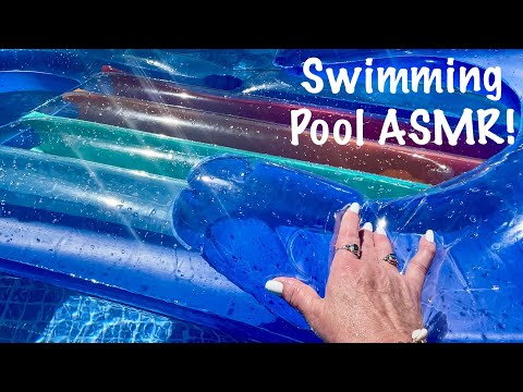 💦 Swimming pool ASMR! (Soft Spoken Version) Water 💧 nature sounds!