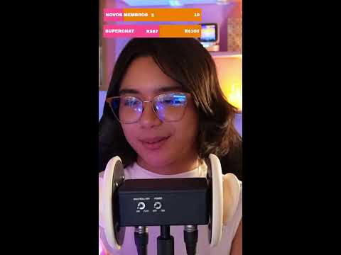 você vai dormir com esse asmr ao vivo 😴💖
