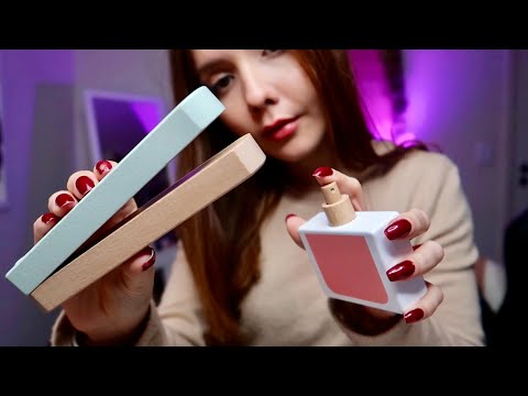 ASMR- CHAPINHA DE MADEIRA RELAXANTE + GATILHOS VISUAIS |durma aqui 🧸