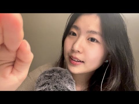 ASMR Fluffy Mic Touching | Anxiety Relief, Soft Whisper
