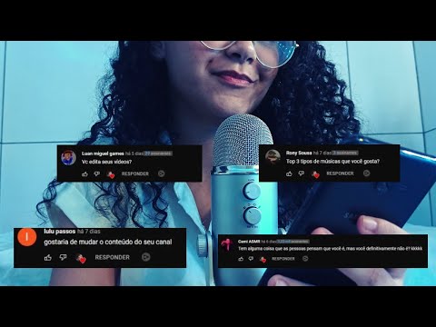 ASMR- RESPONDENDO PERGUNTAS DE VOCÊS l (Nally Responde)