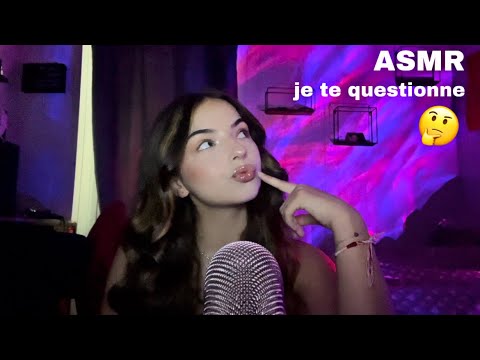 #ASMR - Pleins De Questions Pour Ton Meilleur Dodo 😴