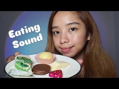 ASMR Eating Sounds | Mochi, Cheese, Crackers, Chocolate & Biscuits