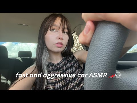 Fast and Aggressive Car ASMR 🏎️🎧 Tapping, Gripping, Soft Spoken