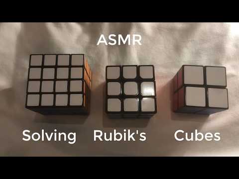 [ASMR] Solving Rubik's Cubes