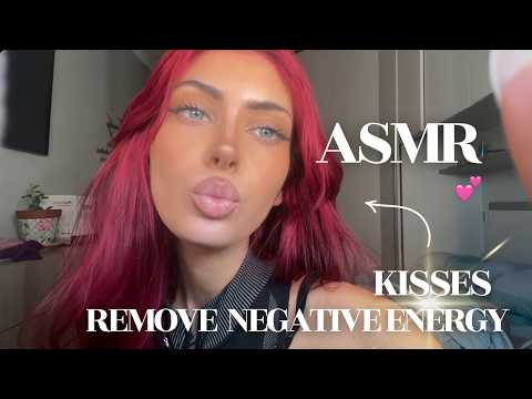 ₊˚⊹♡ ASMR - REMOVE NEGATIVE ENERGY AND KISSES💗✨