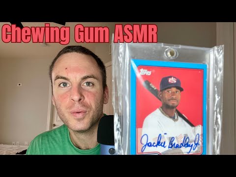 ASMR Gum Chewing & Sports Cards