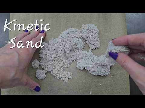 Kinetic Sand (ASMR)(Paper Sounds)(Slow Visual Triggers)(No Talking)