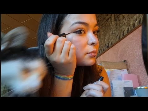 ASMR get ready with me for a party ft. MY CAT