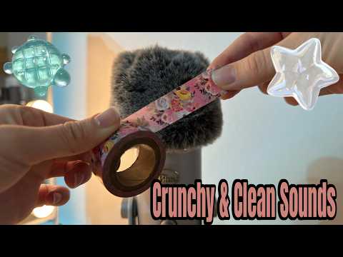 ASMR | No Talking Clean and Crunchy ASMR Sounds | 10+ ASMR Triggers