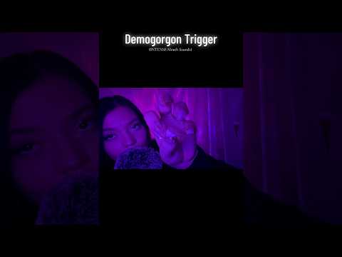 Stranger Things Inspired Demogorgon ASMR Trigger [FULL Video Up Now!]  #mouthsounds #asmrsounds