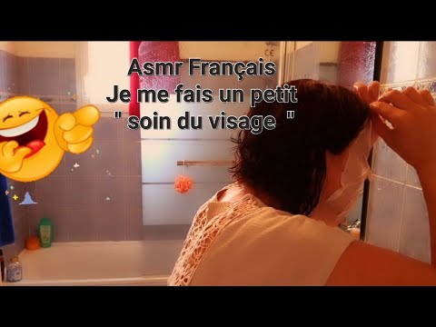 #asmr Français, je me fais un soin  du visage