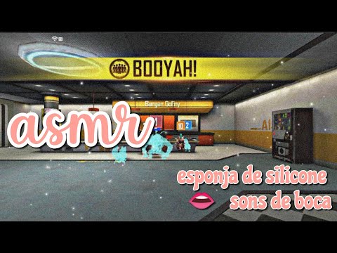 ASMR FF - ESPONJA DE SILICONE E SONS DE BOCA PARA VOCÊ DORMIR 💤