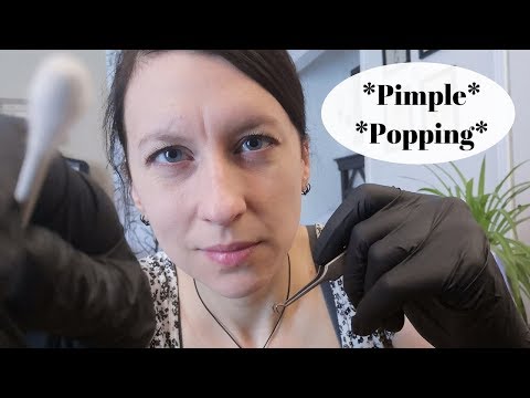 ASMR Pimple popping, No Talking, Spa Ambiance, Latex Gloves