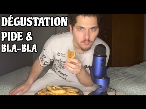 ASMR Français : DÉGUSTATION PIDE & BLA-BLA 