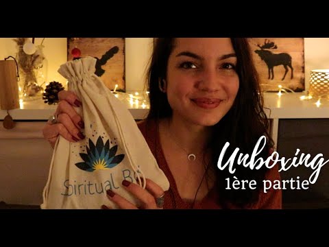 ASMR UNBOXING * Spiritual Box * 1ère partie 😊  Multi déclencheurs