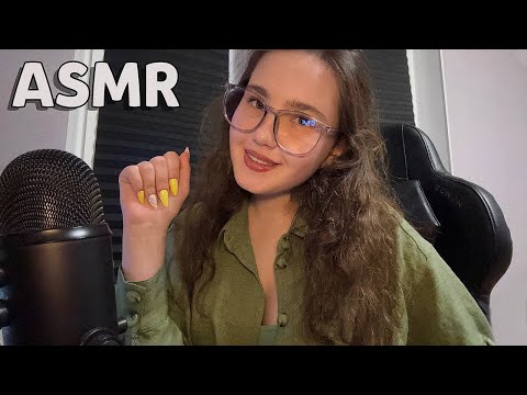[Fast ASMR] Mouth Sounds, Nail Clicking, Fabric Scratching, Visual & Rambles 💕