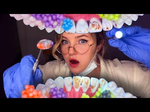 ЧИСТКА ЗУБОВ у стоматолога 🦷 АСМР (ASMR Dentist)