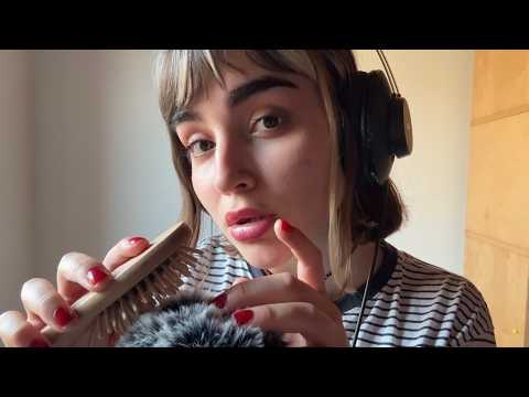 ASMR Brushing Your Hair (LOUD and INTENSE, 100% Sensitivity) w/Massages & Mouth Sounds