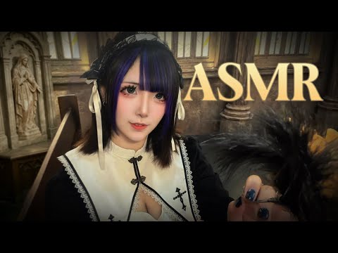 ASMR Nun’s Purification Ritual ✨🖤Relieve Your Restless Mind | Soft Whispering