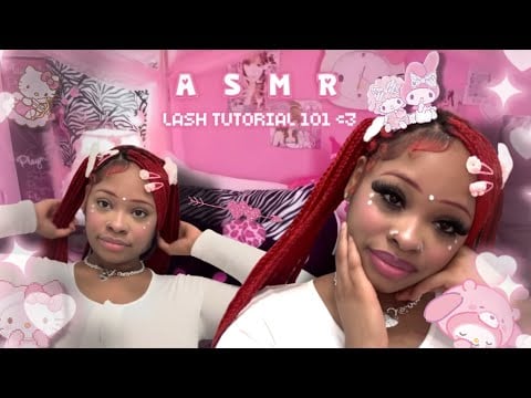 🎀 ASMR 🎀 | Soft Spoken Lash Cluster Tutorial ( Dramatic Set With Bottoms) 😇