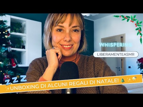 Asmr ita Whispering ✨Unboxing di alcuni vostri regali 🎁 ✨🥰 #showandtell