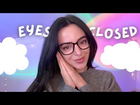 ASMR Eyes Closed Visualization ☁️✨ Mind Tracing & Micro Tasks to Keep Your Mind Occupied (Dim Light)