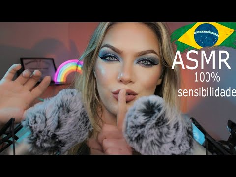 ASMR 100% Sensibilidade | Sussurros pertinho do Microfone, arrepios intensos, sénsivel no máximo